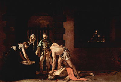 Beheading of Saint John the Baptist Caravaggio